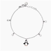 Bracciale Mabina Bambino Sig. Pinguino in Argento 533918